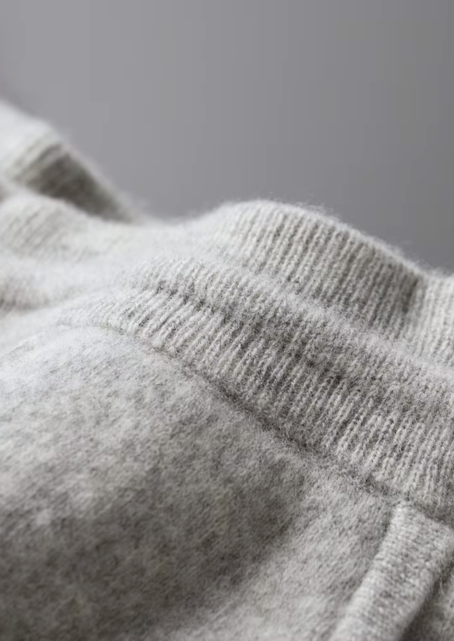MERINO WOOL TWO TONE SET