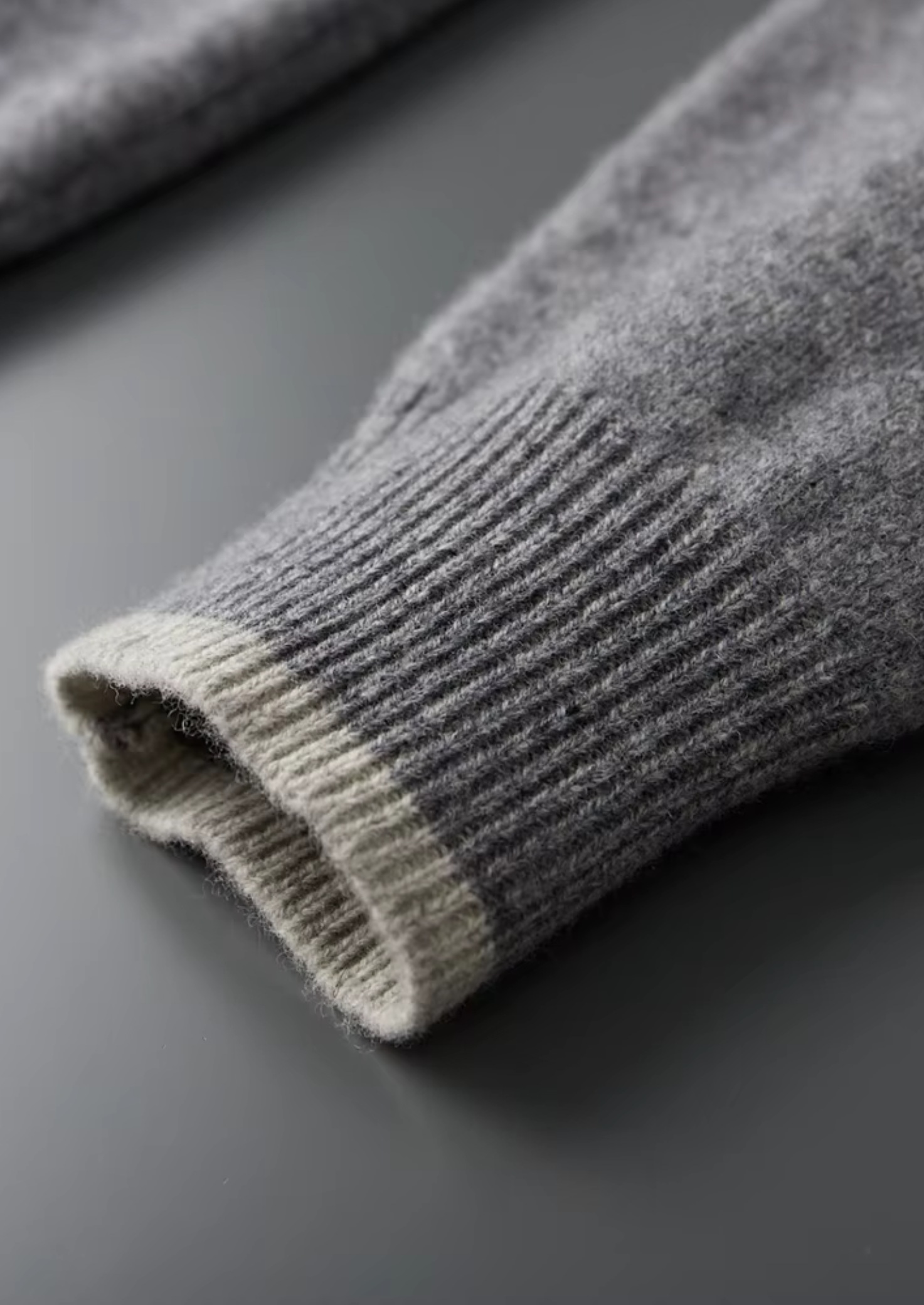 MERINO WOOL TWO TONE SET