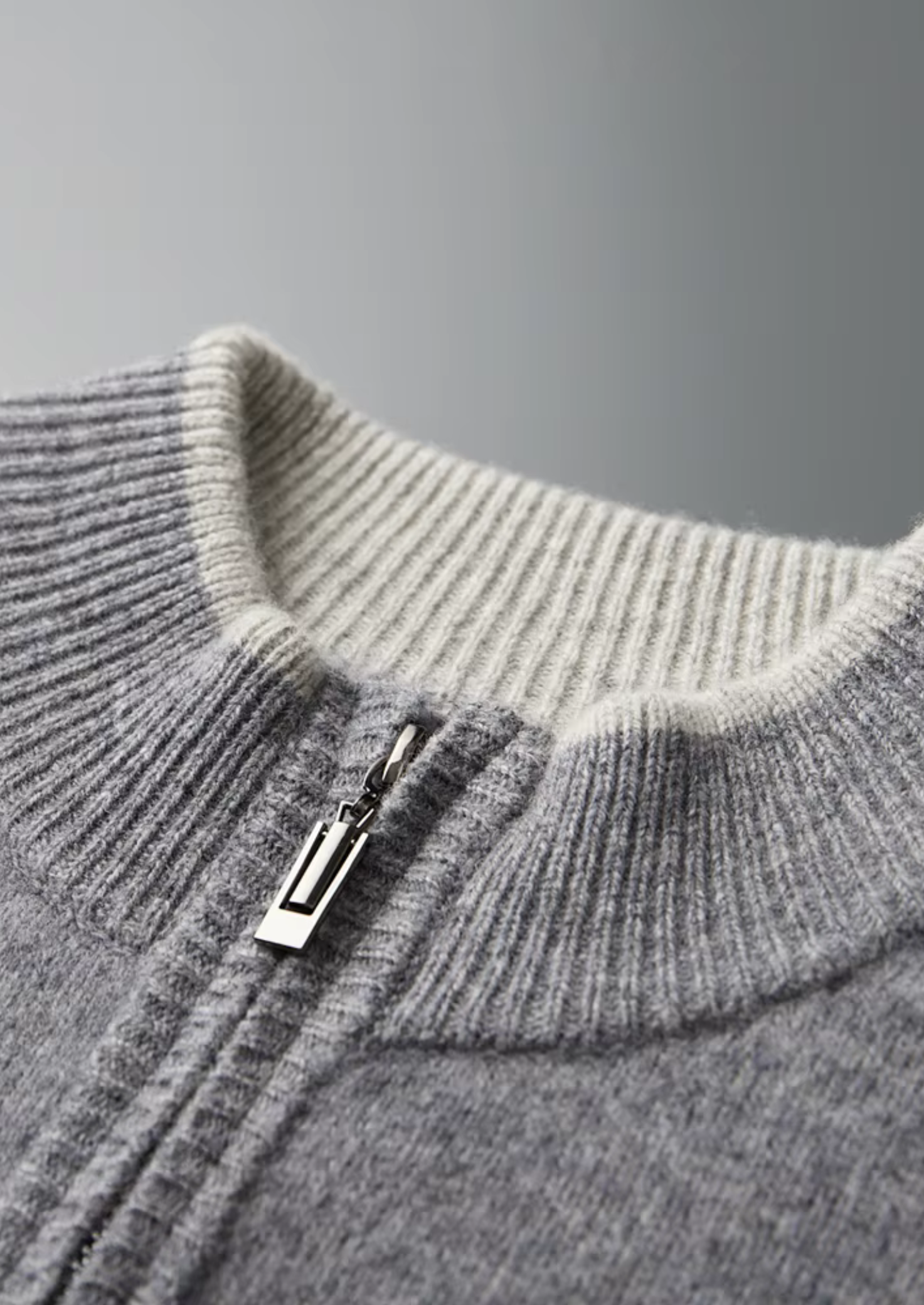 MERINO WOOL TWO TONE SET