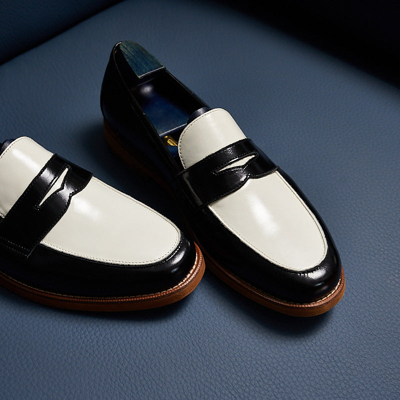 STEFANO PENNY LOAFERS - Black