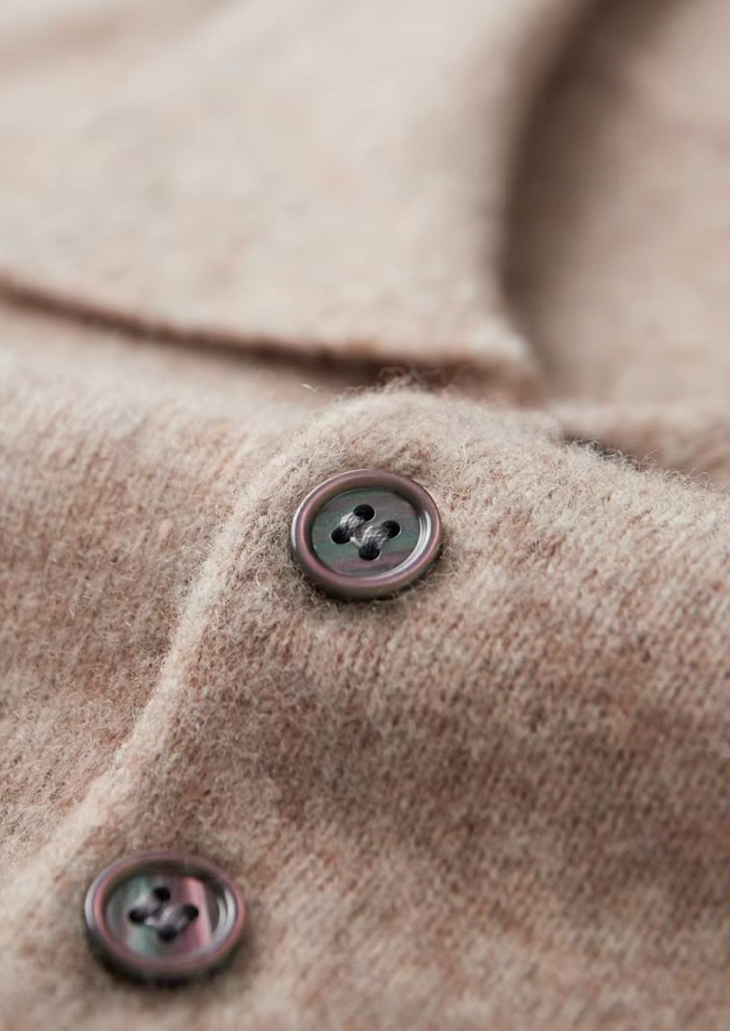 MERINO BUTTON POLO