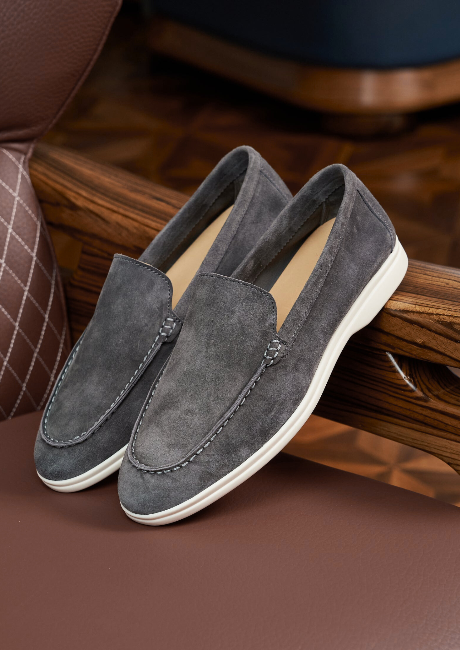 MARINA LOAFERS - Fog Gray