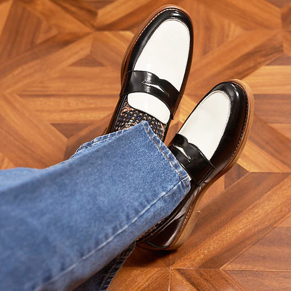 STEFANO PENNY LOAFERS - Black