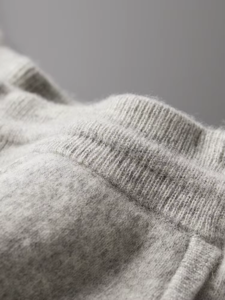 MERINO WOOL TWO TONE SET