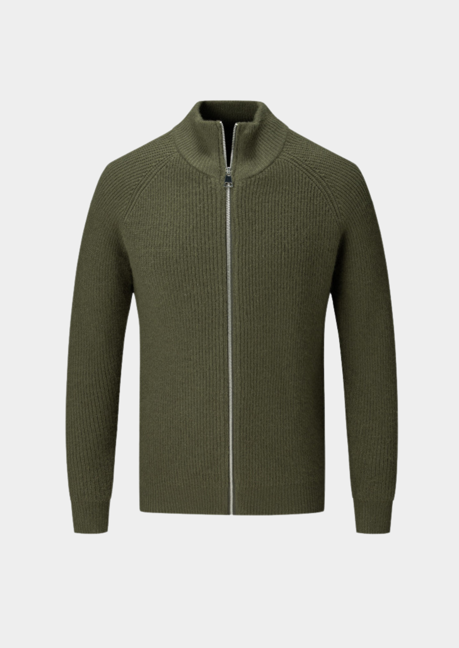 AMALFI WOOLEN ZIPPED CARDIGAN