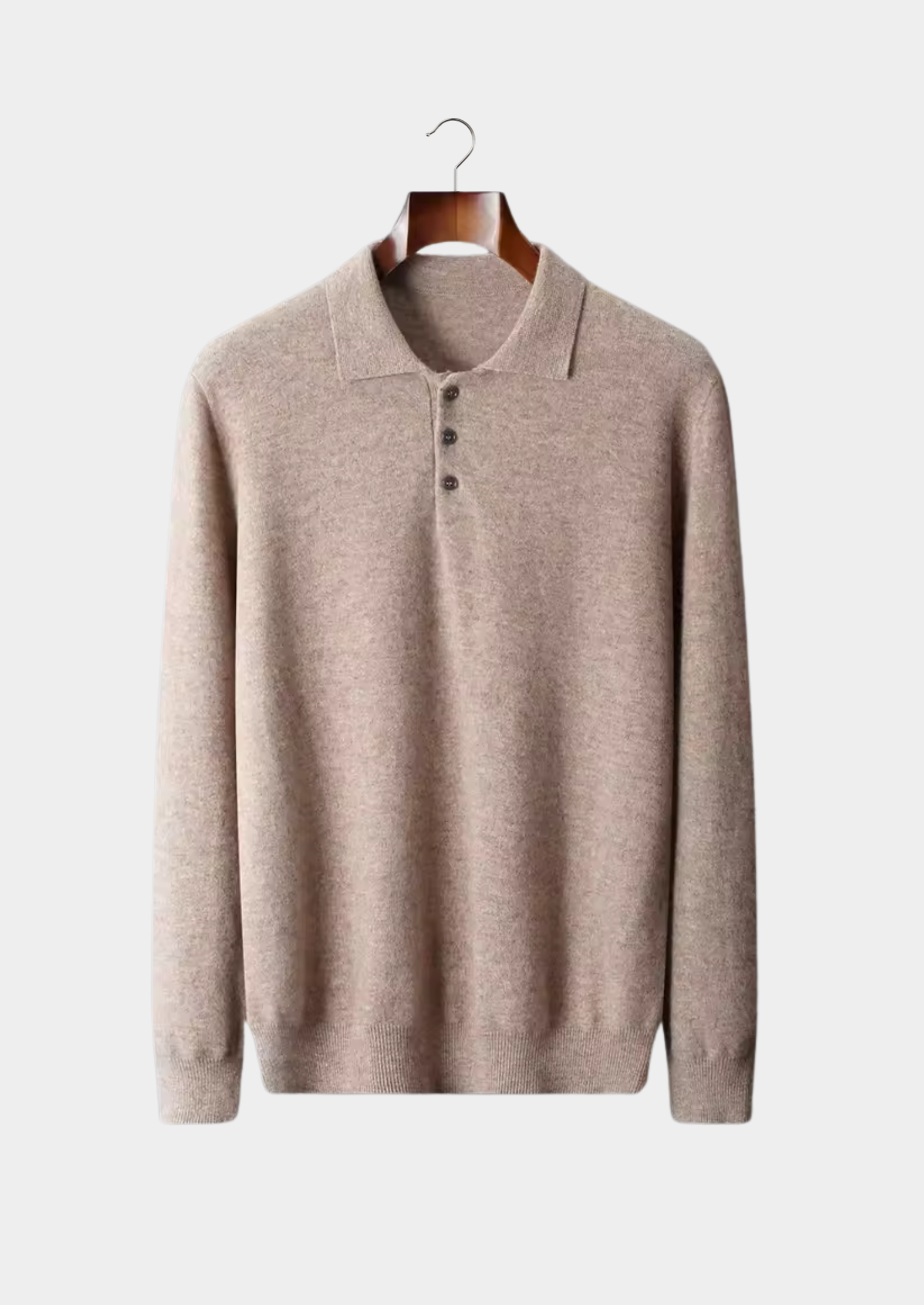 MERINO BUTTON POLO