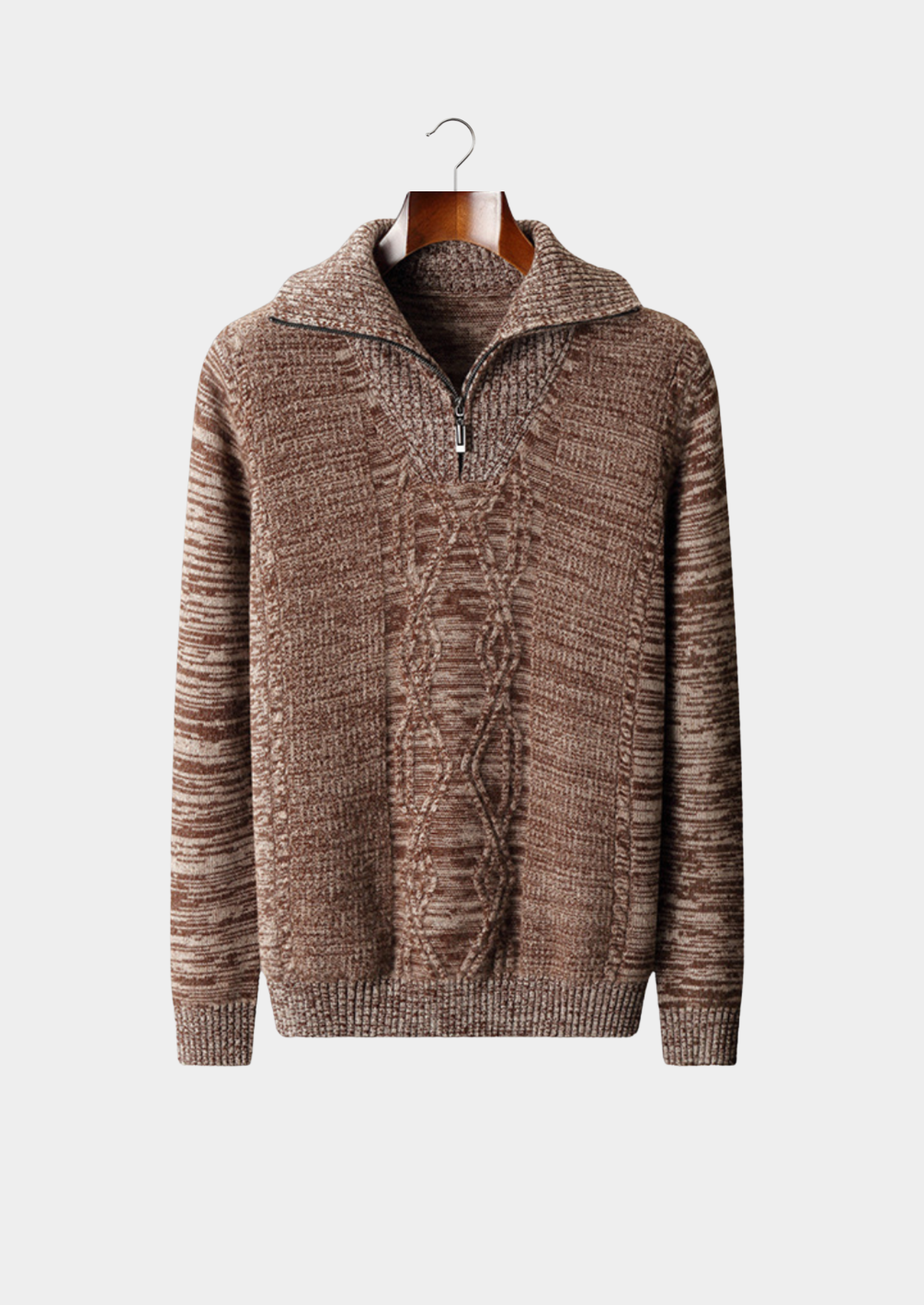 MERINO ZIPPER SWEATER