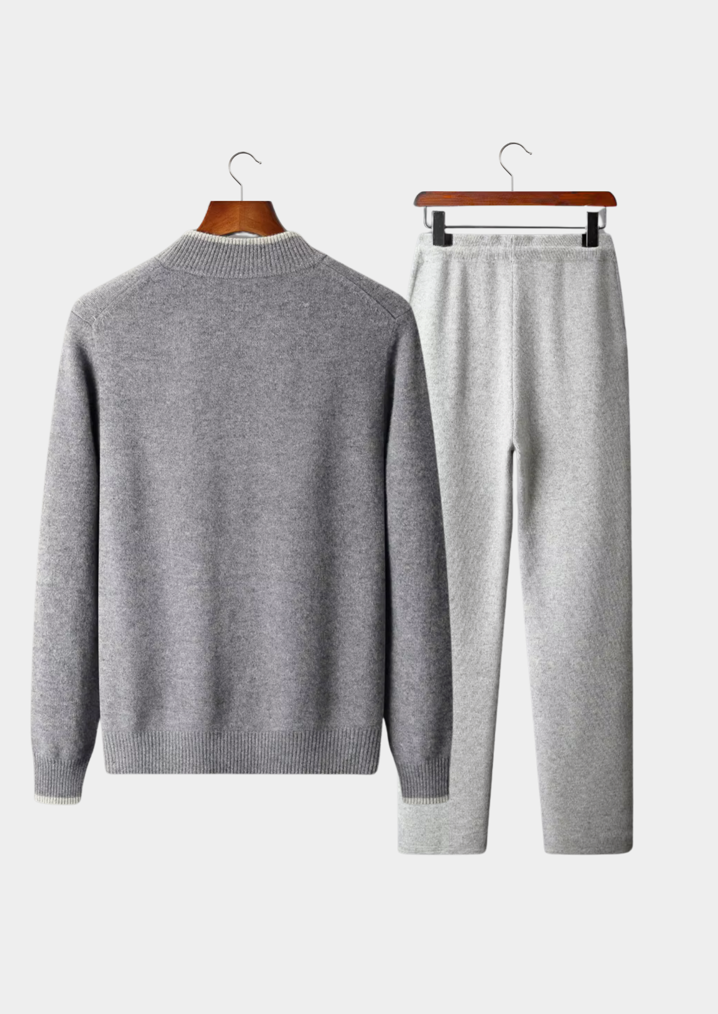 MERINO WOOL TWO TONE SET