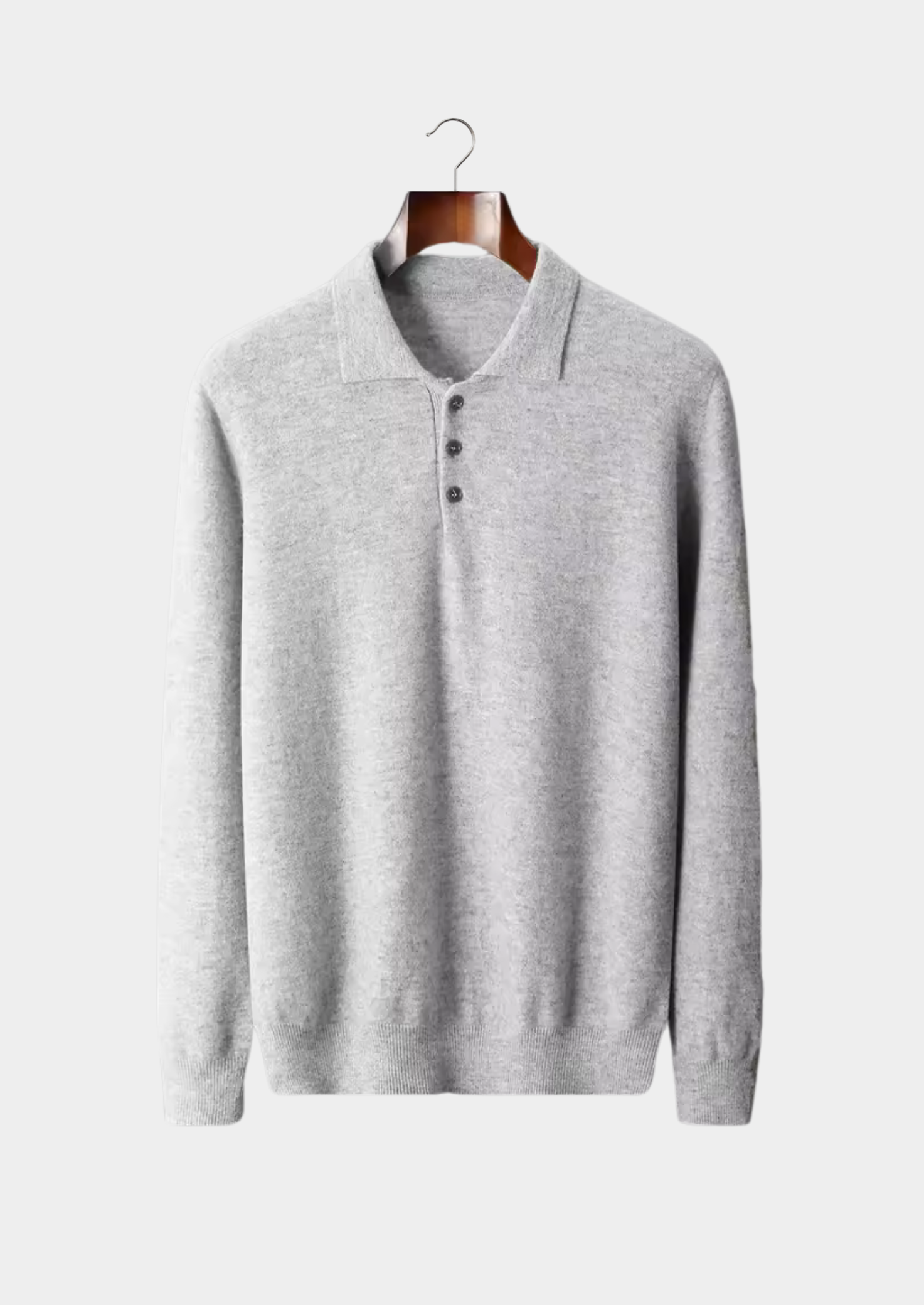 MERINO BUTTON POLO