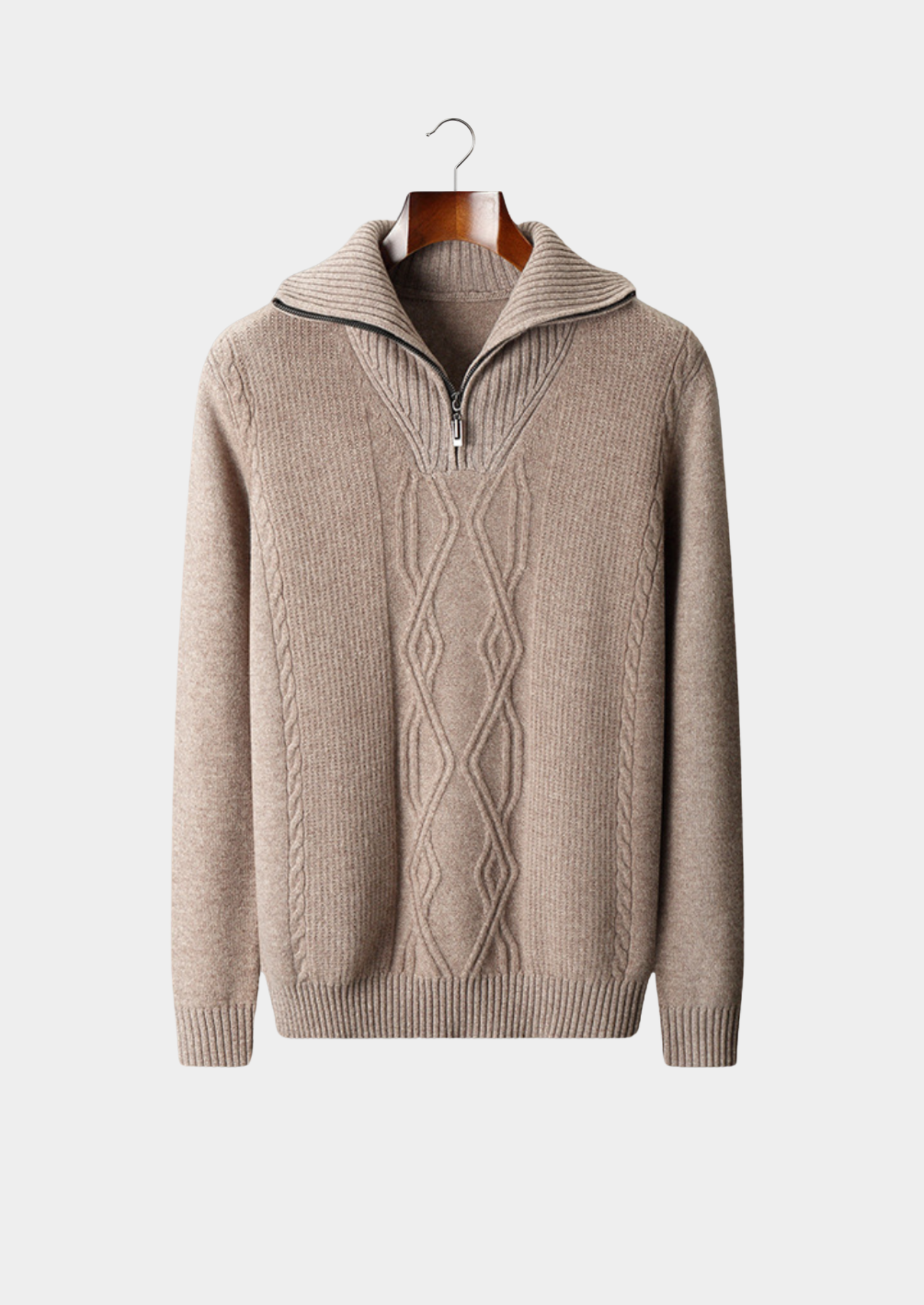 MERINO ZIPPER SWEATER