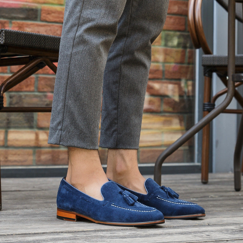 AGOSTINO LOAFERS - Navy Blue